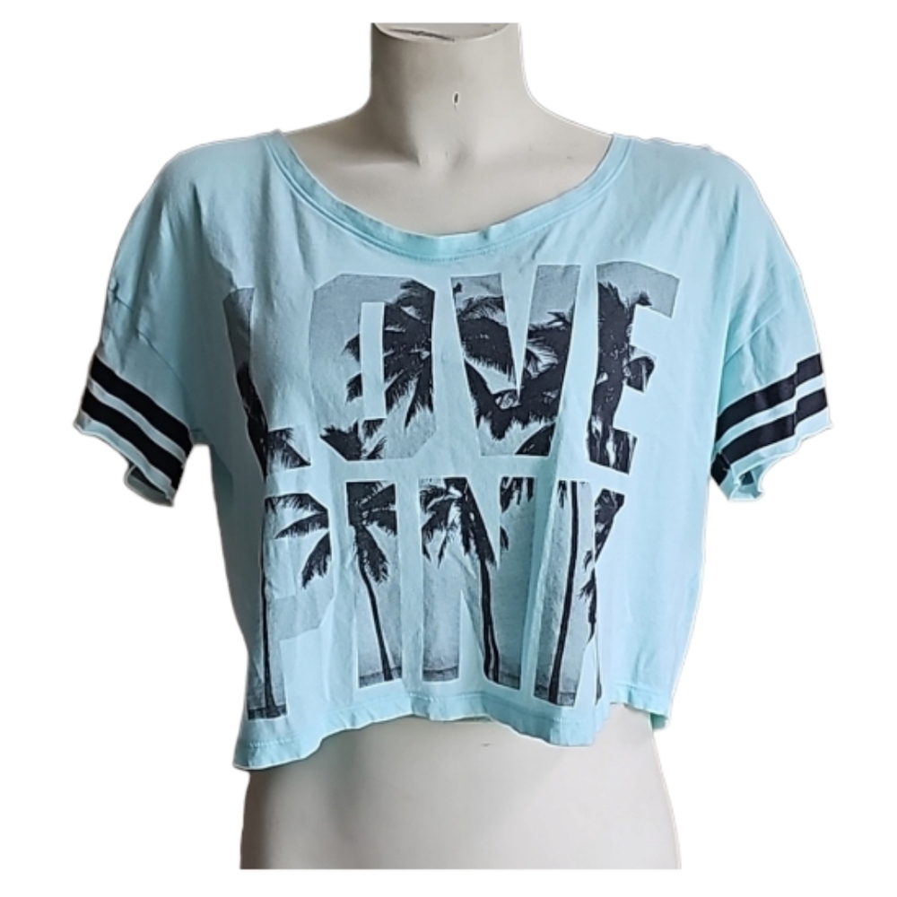 Sm Pink crop top euc